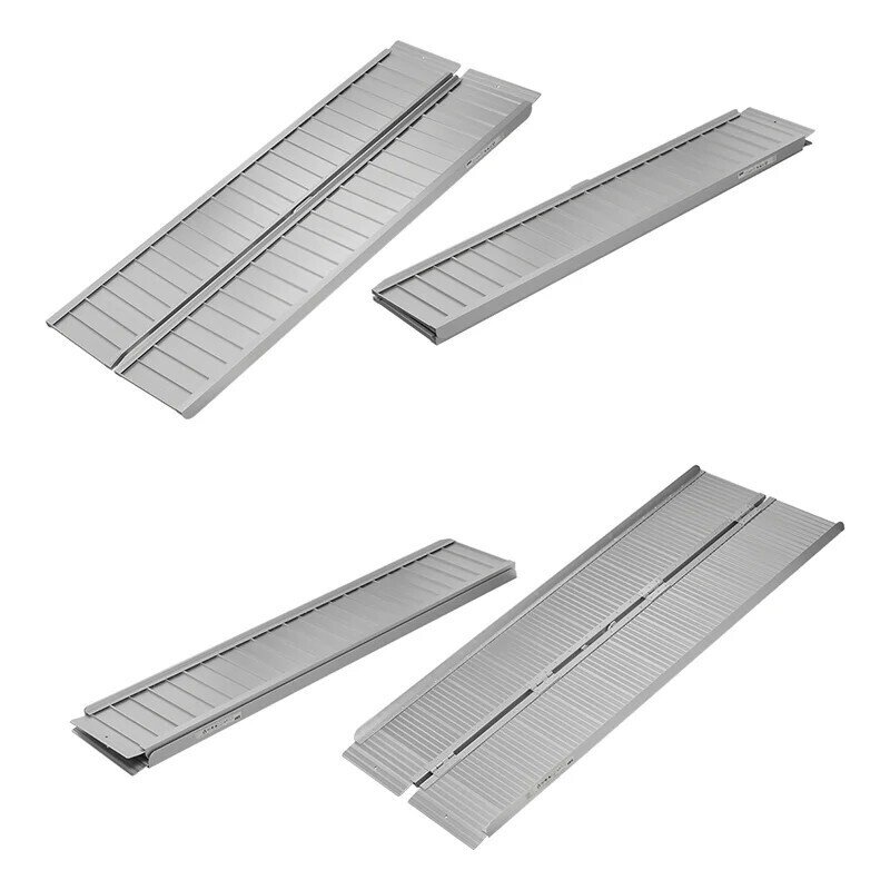 Folding aluminum ramp for wheelchair 183×73 cm