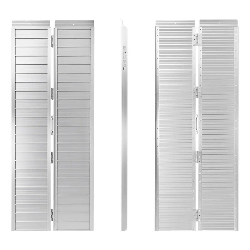 Folding aluminum ramp for wheelchair 183×73 cm