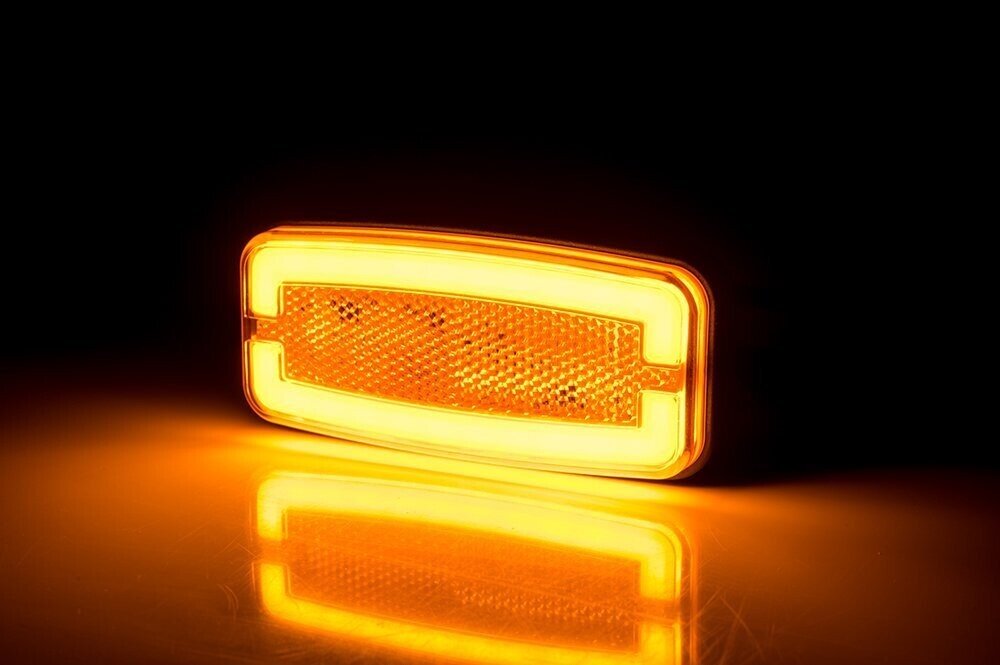 Horpol orange LED marker lamp 12/24V wire 0.5m
