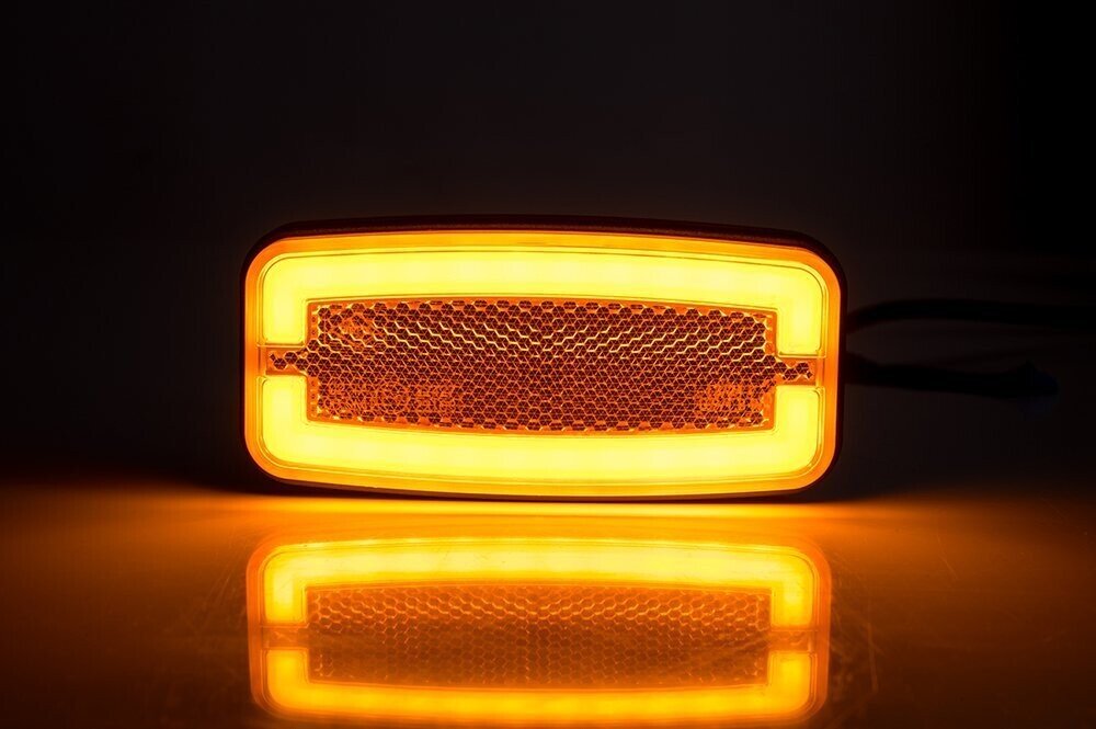 Horpol orange LED marker lamp 12/24V wire 0.5m