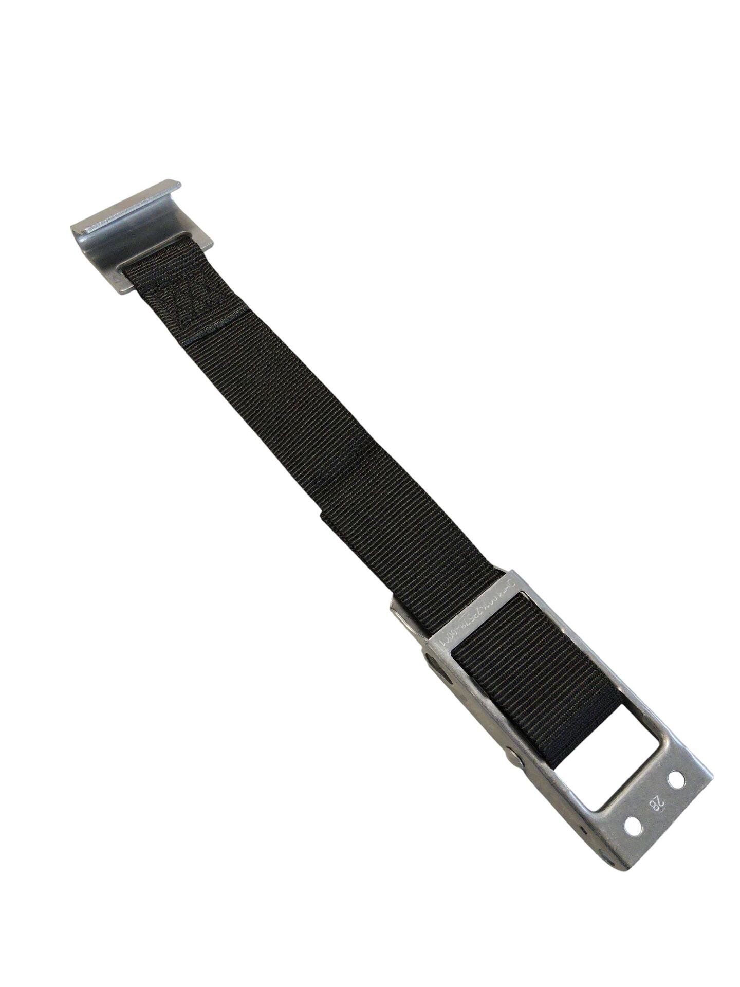 Stainless steel buckle with belt and hook for tarpaulin curtain tension