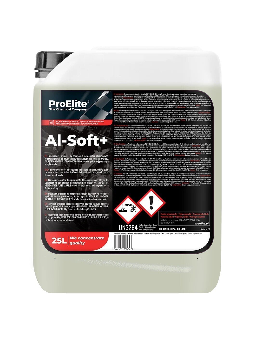 ProElite ALU SOFT+ 5L cleaner for aluminum