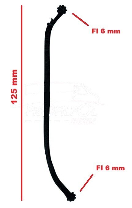 PROVIDING PROFILES GUIDING RACK 125 mm x L-7000 mm.