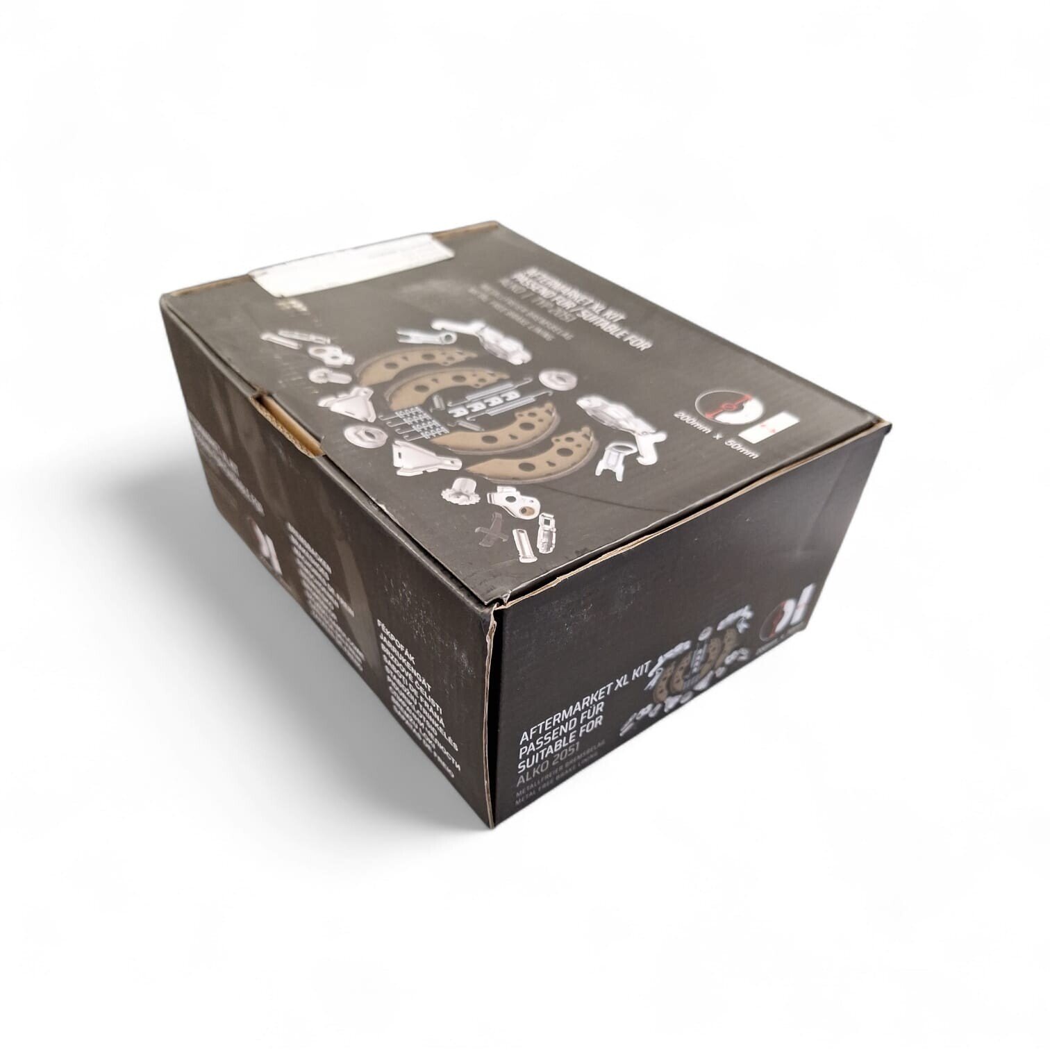 Trailer brake repair kit for AL-KO 2050/51 200x50mm 1350kg