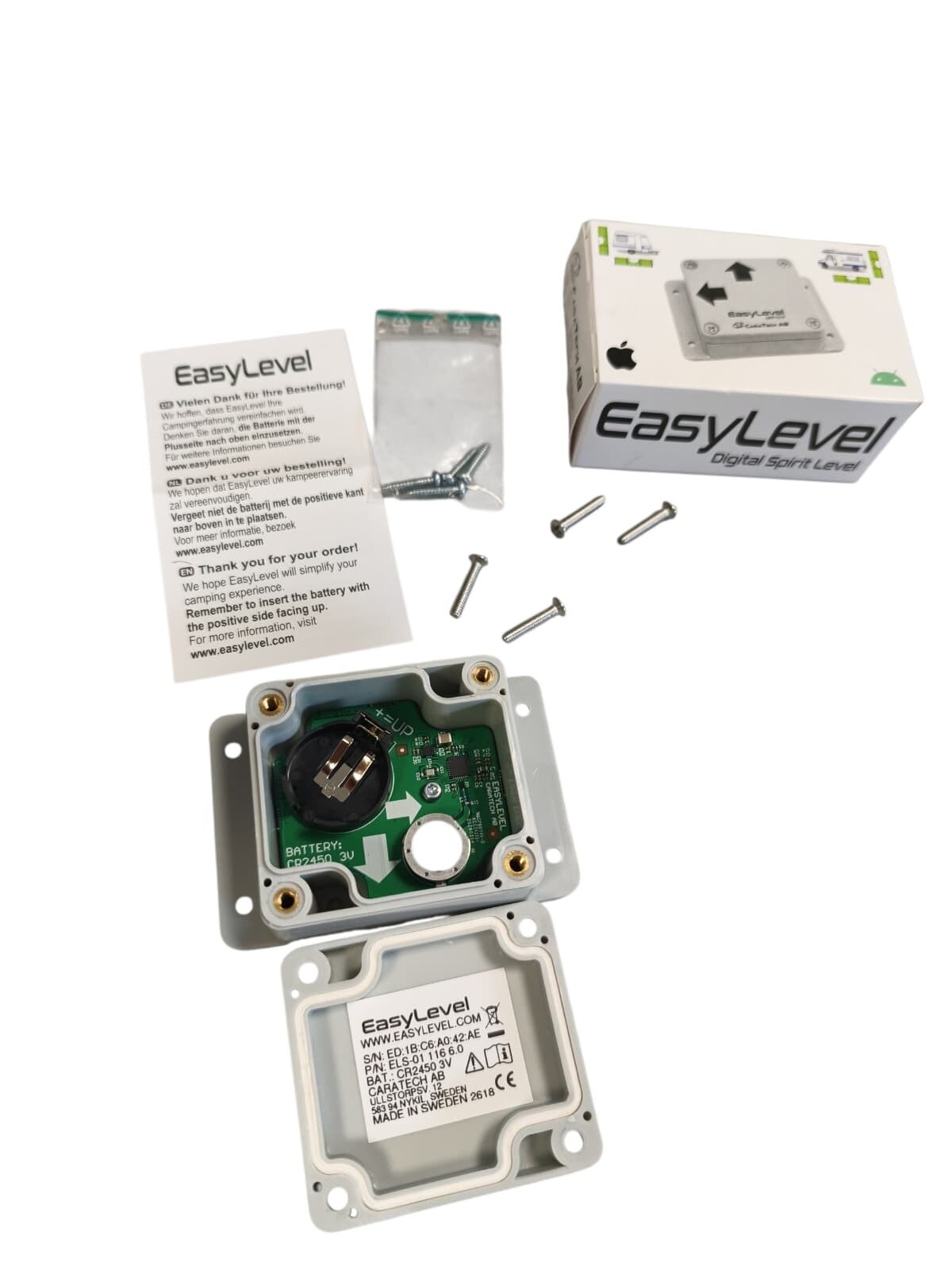 Kamper Digital Level, Camper Trailer, Android / iOS, Bluetooth