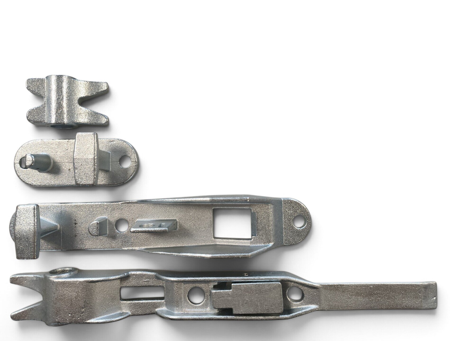 Bolt lock for the rear door (18) of a semi-trailer, container, or box truck