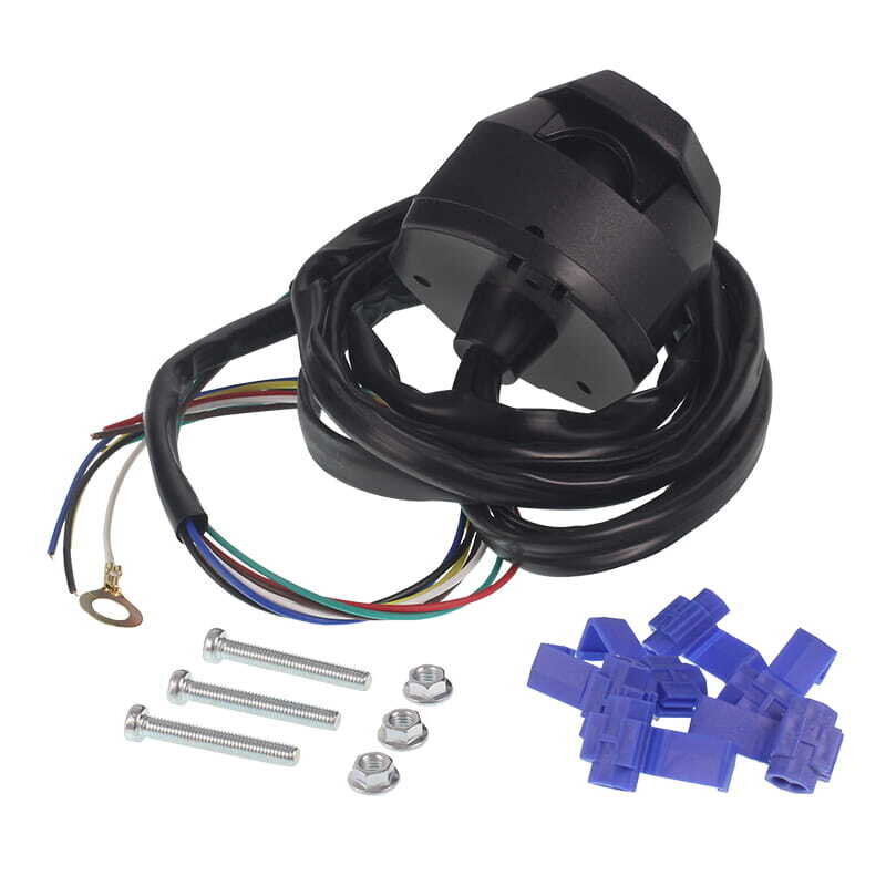 Trailer Hitch Wiring Harness with 13-Pin Connector + 2-Meter Cable