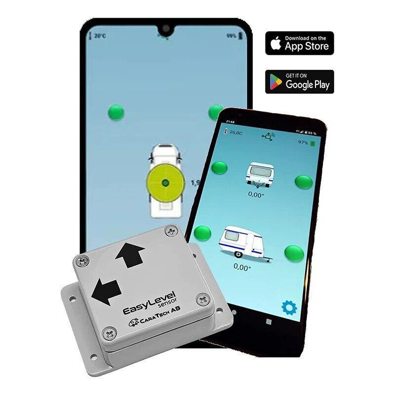 Kamper Digital Level, Camper Trailer, Android / iOS, Bluetooth